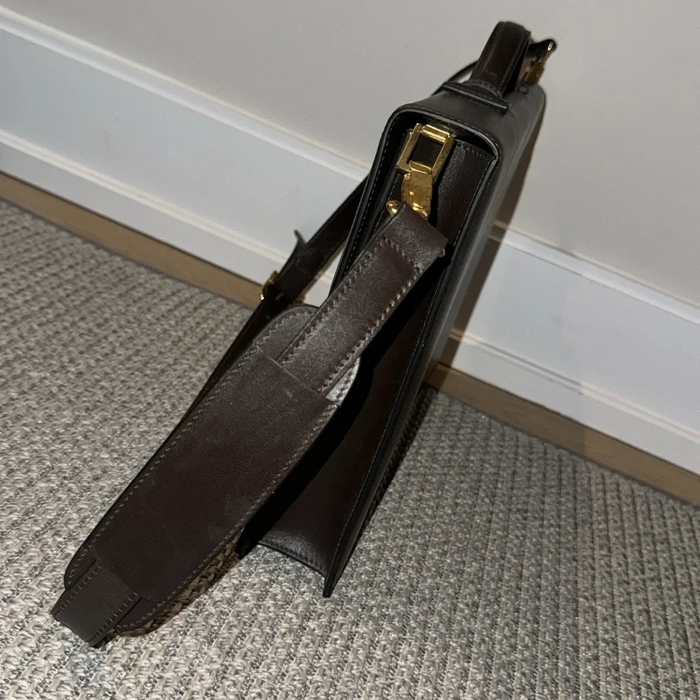 T. Anthony Ultra Slim Briefcase with Strap